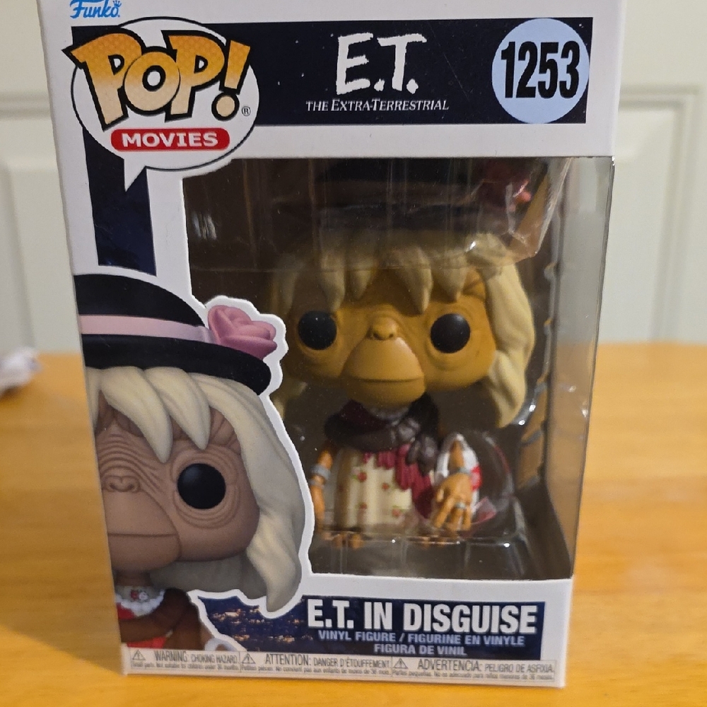 Funko Pop E.T. in Disguise with Black Hat and White Hair
